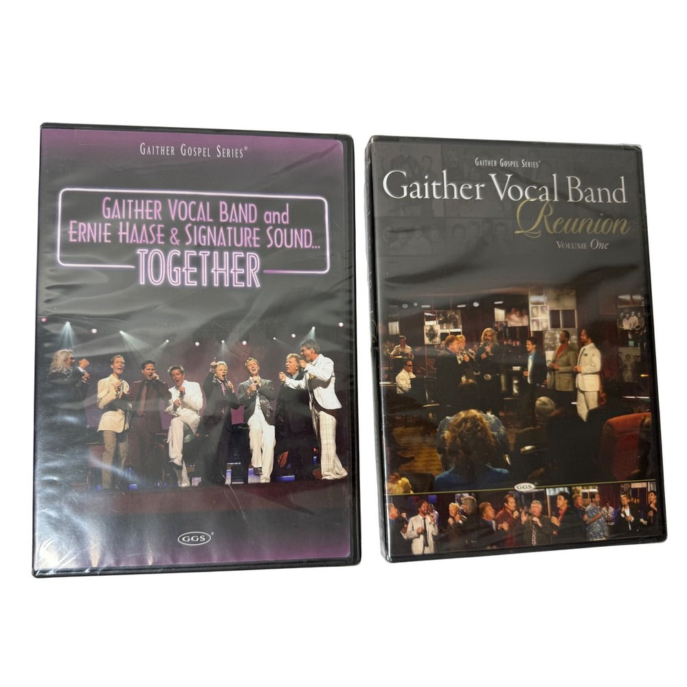 Gaither Vocal Band DVD Set Together & Reunion Volume One Gospel Music NEW SEALED